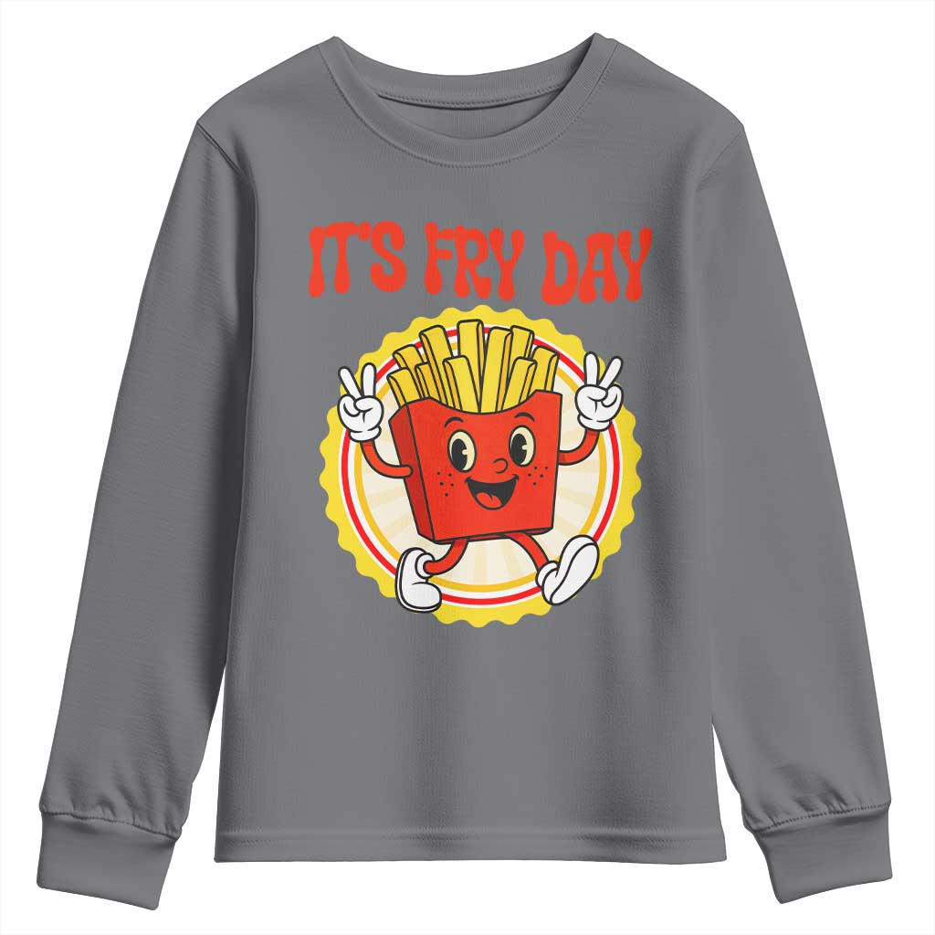 Funny French Fries Lover Youth Sweatshirt It Is Fry Day - Wonder Print Shop