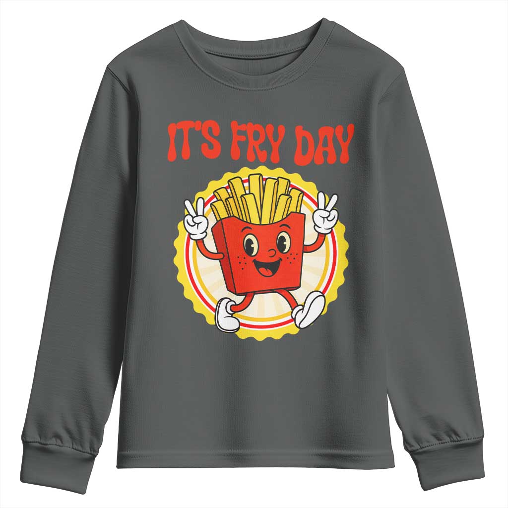 Funny French Fries Lover Youth Sweatshirt It Is Fry Day - Wonder Print Shop