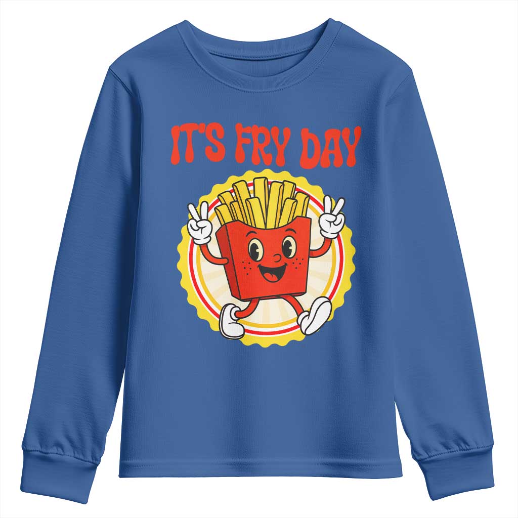 Funny French Fries Lover Youth Sweatshirt It Is Fry Day - Wonder Print Shop