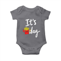It Is Fry Day Baby Onesie Funny French Fries Lover Gift - Wonder Print Shop