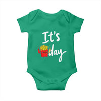 It Is Fry Day Baby Onesie Funny French Fries Lover Gift - Wonder Print Shop