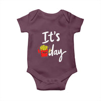 It Is Fry Day Baby Onesie Funny French Fries Lover Gift - Wonder Print Shop