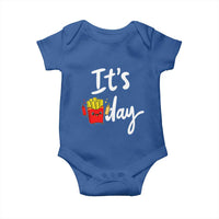 It Is Fry Day Baby Onesie Funny French Fries Lover Gift - Wonder Print Shop