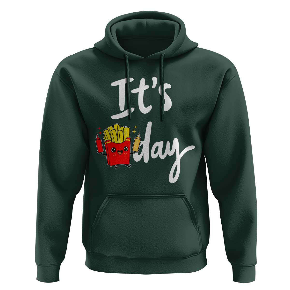 It Is Fry Day Hoodie Funny French Fries Lover Gift - Wonder Print Shop
