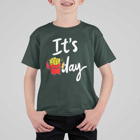 It Is Fry Day T Shirt For Kid Funny French Fries Lover Gift - Wonder Print Shop