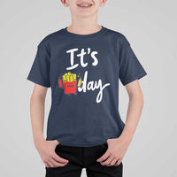 It Is Fry Day T Shirt For Kid Funny French Fries Lover Gift - Wonder Print Shop
