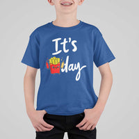 It Is Fry Day T Shirt For Kid Funny French Fries Lover Gift - Wonder Print Shop