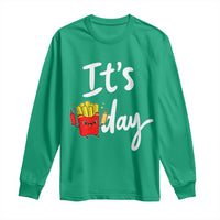 It Is Fry Day Long Sleeve Shirt Funny French Fries Lover Gift - Wonder Print Shop