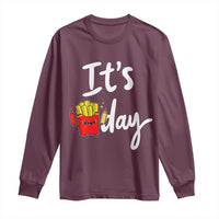 It Is Fry Day Long Sleeve Shirt Funny French Fries Lover Gift - Wonder Print Shop