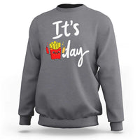 It Is Fry Day Sweatshirt Funny French Fries Lover Gift - Wonder Print Shop