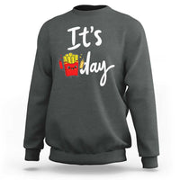 It Is Fry Day Sweatshirt Funny French Fries Lover Gift - Wonder Print Shop