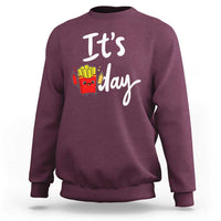 It Is Fry Day Sweatshirt Funny French Fries Lover Gift - Wonder Print Shop