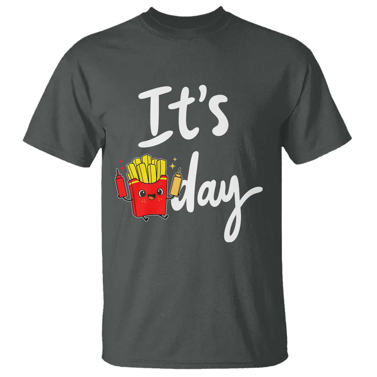 It Is Fry Day T Shirt Funny French Fries Lover Gift - Wonder Print Shop
