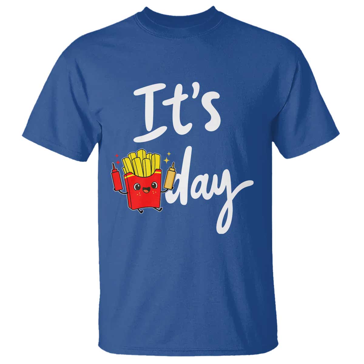 It Is Fry Day T Shirt Funny French Fries Lover Gift - Wonder Print Shop