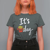 It Is Fry Day T Shirt For Women Funny French Fries Lover Gift - Wonder Print Shop