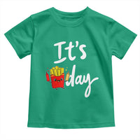 It Is Fry Day Toddler T Shirt Funny French Fries Lover Gift - Wonder Print Shop