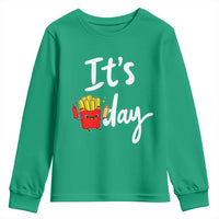 It Is Fry Day Youth Sweatshirt Funny French Fries Lover Gift - Wonder Print Shop