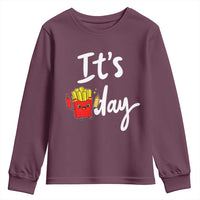 It Is Fry Day Youth Sweatshirt Funny French Fries Lover Gift - Wonder Print Shop