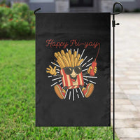 Funny French Fries Lover Garden Flag Happy Friyay Gift - Wonder Print Shop