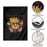 Funny French Fries Lover Garden Flag Happy Friyay Gift - Wonder Print Shop
