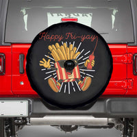 Funny French Fries Lover Spare Tire Cover Happy Friyay Gift - Wonder Print Shop