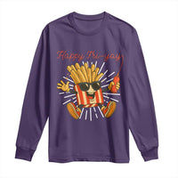 Funny French Fries Lover Long Sleeve Shirt Happy Friyay Gift - Wonder Print Shop