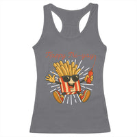 Funny French Fries Lover Racerback Tank Top Happy Friyay Gift - Wonder Print Shop