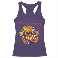 Funny French Fries Lover Racerback Tank Top Happy Friyay Gift - Wonder Print Shop