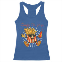 Funny French Fries Lover Racerback Tank Top Happy Friyay Gift - Wonder Print Shop