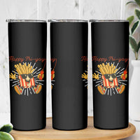 Funny French Fries Lover Skinny Tumbler Happy Friyay Gift