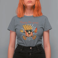 Funny French Fries Lover T Shirt For Women Happy Friyay Gift - Wonder Print Shop