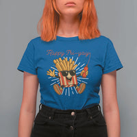 Funny French Fries Lover T Shirt For Women Happy Friyay Gift - Wonder Print Shop