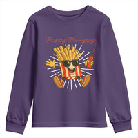 Funny French Fries Lover Youth Sweatshirt Happy Friyay Gift - Wonder Print Shop