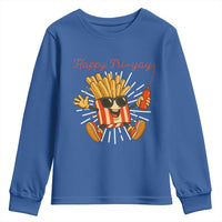 Funny French Fries Lover Youth Sweatshirt Happy Friyay Gift - Wonder Print Shop