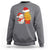 Funny Snowman Decorating French Fries Sweatshirt Christmas Gift - Wonder Print Shop
