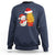 Funny Snowman Decorating French Fries Sweatshirt Christmas Gift - Wonder Print Shop