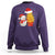 Funny Snowman Decorating French Fries Sweatshirt Christmas Gift - Wonder Print Shop