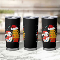 Funny Snowman Decorating French Fries Tumbler Cup Christmas Gift
