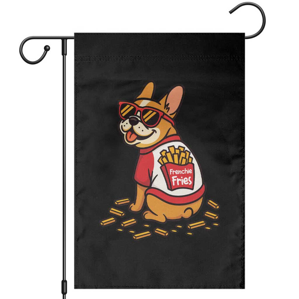 Frenchie Fries Garden Flag Funny French Bulldog Lover Gift - Wonder Print Shop