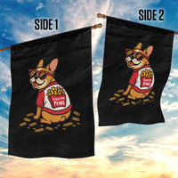 Frenchie Fries Garden Flag Funny French Bulldog Lover Gift - Wonder Print Shop