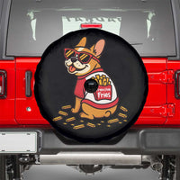 Frenchie Fries Spare Tire Cover Funny French Bulldog Lover Gift - Wonder Print Shop