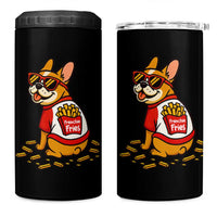 Frenchie Fries 4 in 1 Can Cooler Tumbler Funny French Bulldog Lover Gift