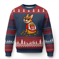 Frenchie Fries Ugly Christmas Sweater Funny French Bulldog Lover Gift - Wonder Print Shop