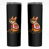 Frenchie Fries Skinny Tumbler Funny French Bulldog Lover Gift