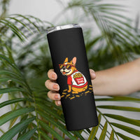 Frenchie Fries Skinny Tumbler Funny French Bulldog Lover Gift