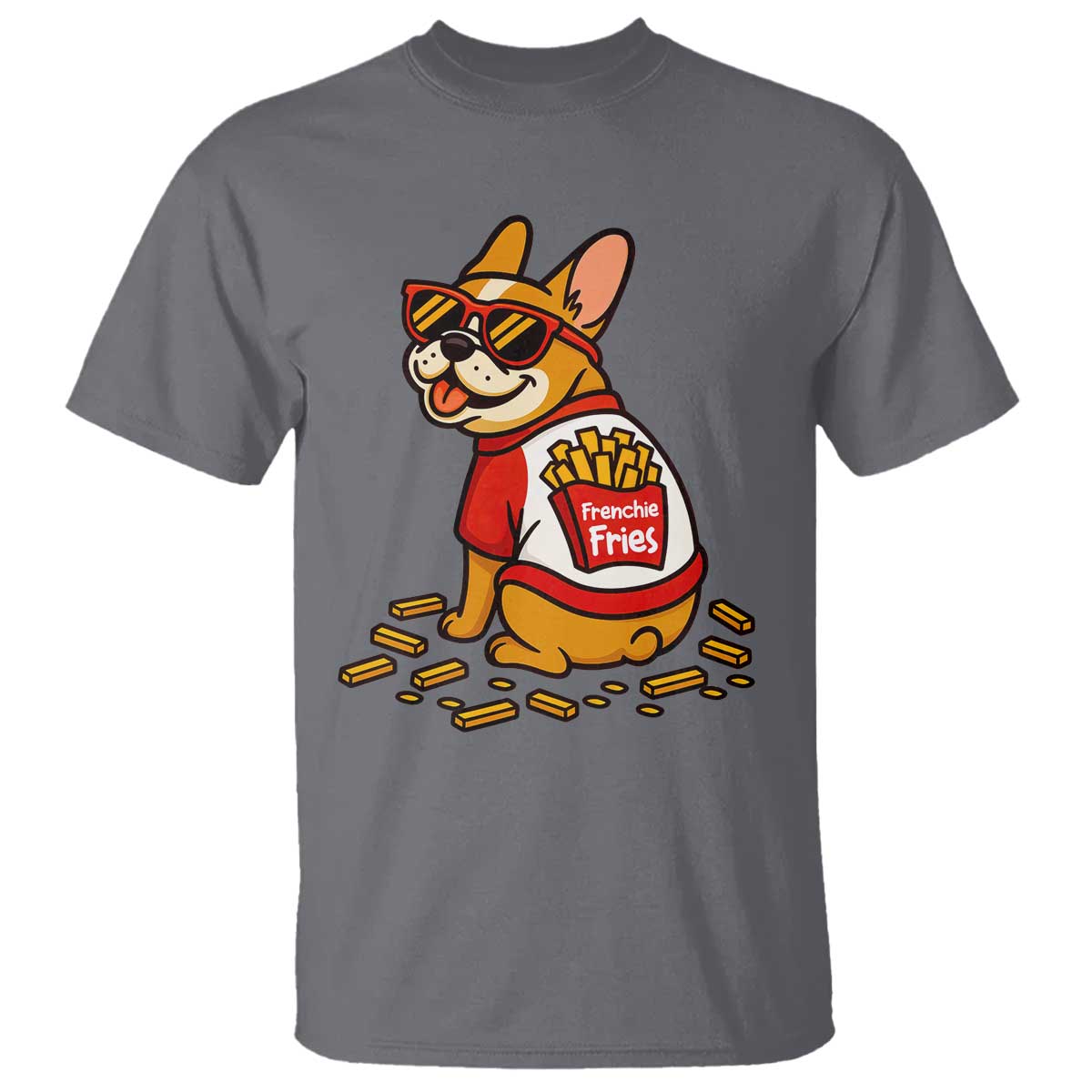 Frenchie Fries T Shirt Funny French Bulldog Lover Gift - Wonder Print Shop