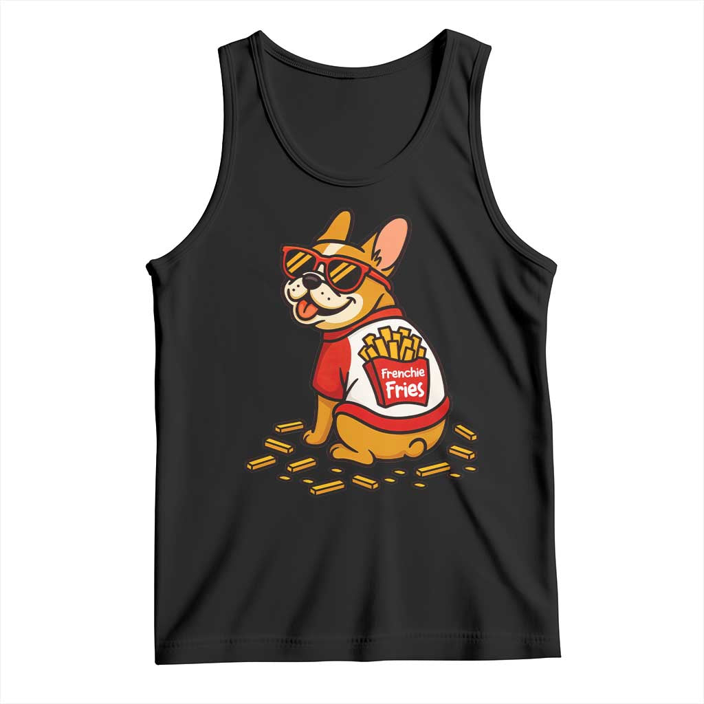 Frenchie Fries Tank Top Funny French Bulldog Lover Gift - Wonder Print Shop