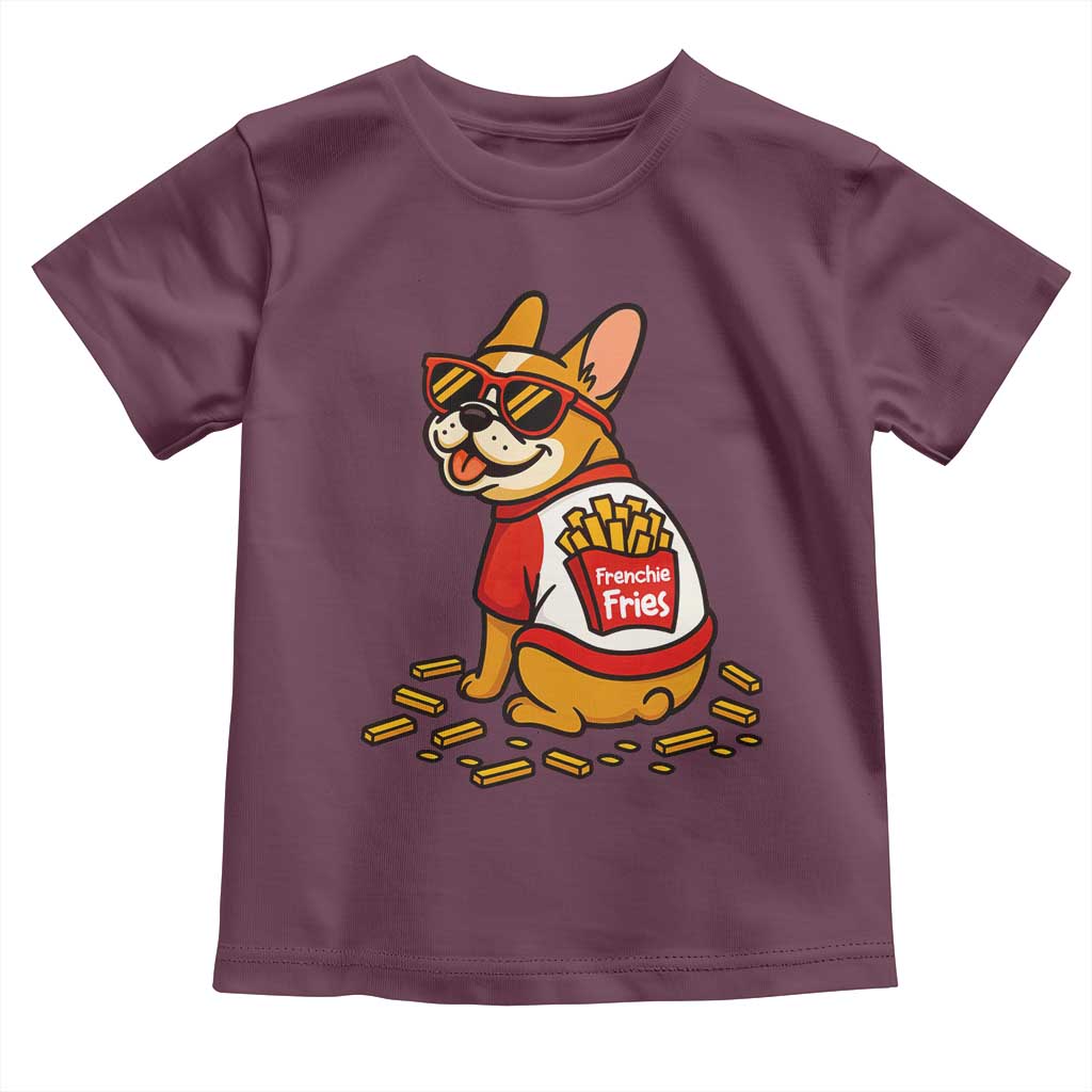 Frenchie Fries Toddler T Shirt Funny French Bulldog Lover Gift - Wonder Print Shop