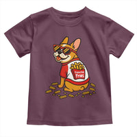 Frenchie Fries Toddler T Shirt Funny French Bulldog Lover Gift - Wonder Print Shop