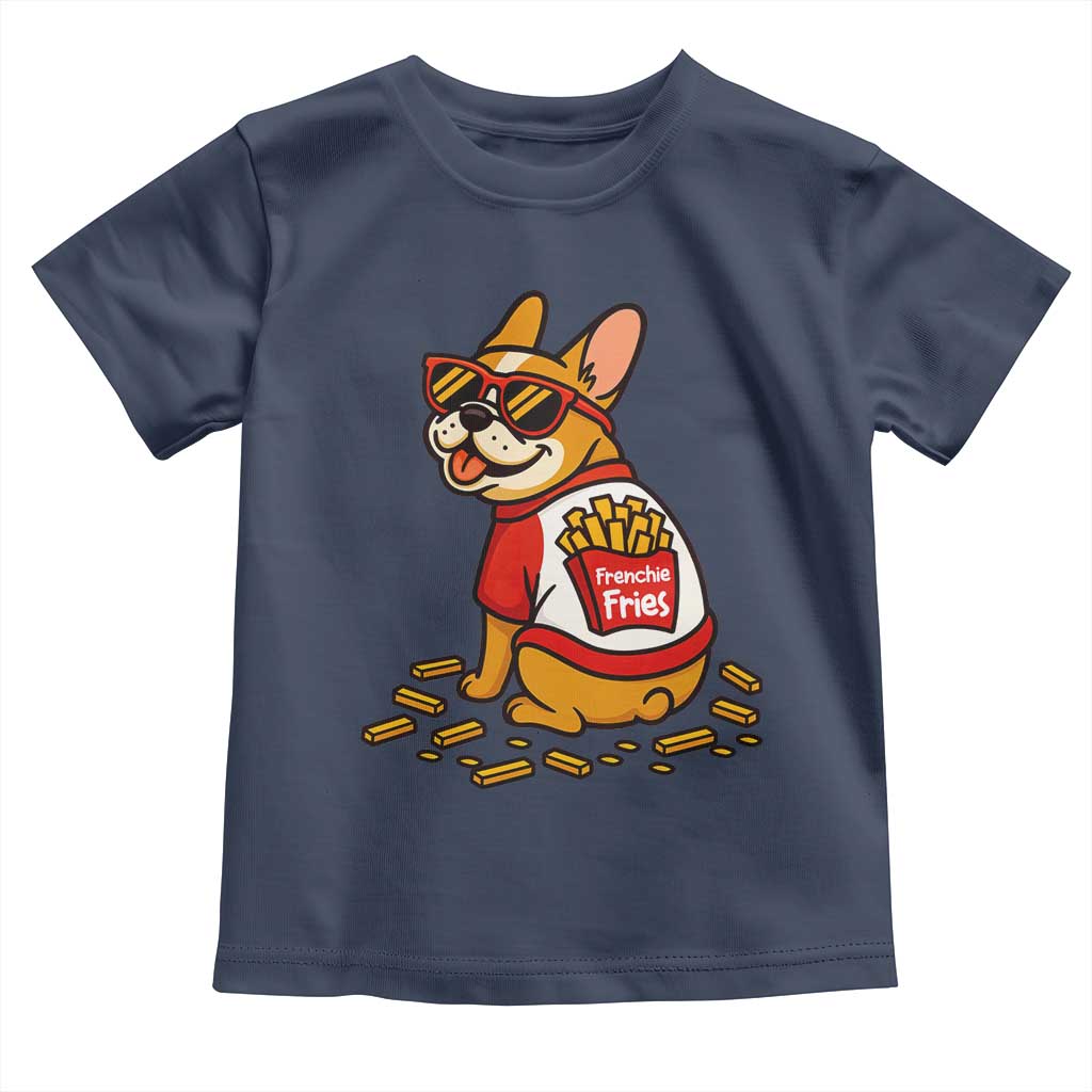 Frenchie Fries Toddler T Shirt Funny French Bulldog Lover Gift - Wonder Print Shop